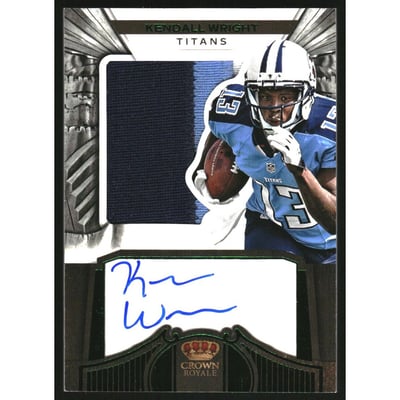 2012 Crown Royale Green #268 Kendall Wright JSY AU