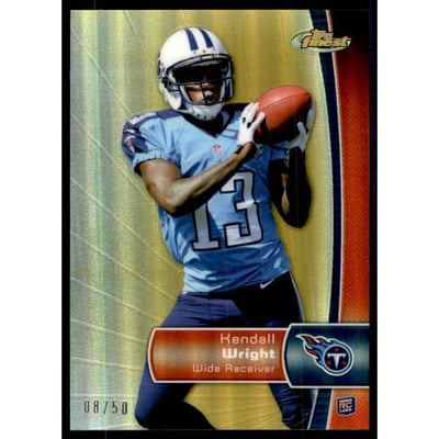 2012 Finest Gold Refractors #118 Kendall Wright