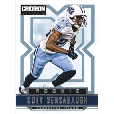 2012 Gridiron Platinum X's #219 Coty Sensabaugh
