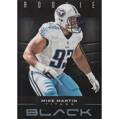 2012 Panini Black Platinum #170 Mike Martin
