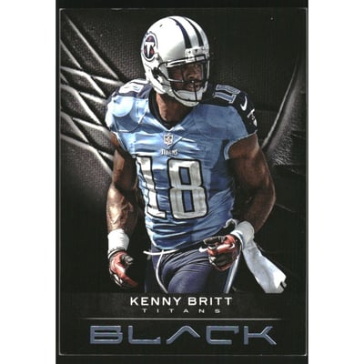2012 Panini Black Platinum #26 Kenny Britt