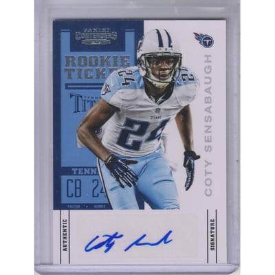 2012 Panini Contenders #119B Coty Sensabaugh AU SP
