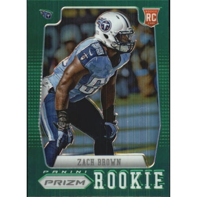 2012 Panini Prizm Prizms Green #295 Zach Brown