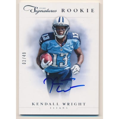 2012 Prime Signatures Autographs Silver #257 Kendall Wright/49