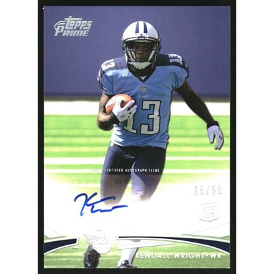 2012 Topps Prime Rookie Autographs Silver Rainbow #46 Kendall Wright