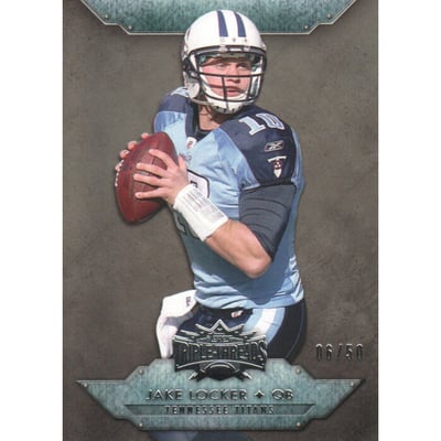 2012 Topps Triple Threads Onyx #92 Jake Locker