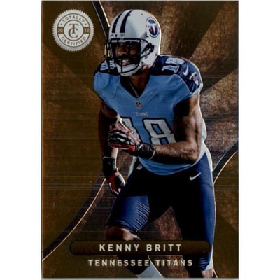 2012 Totally Certified Gold #19 Kenny Britt