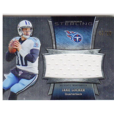 2013 Bowman Sterling Relics #BSJVRJL Jake Locker/99