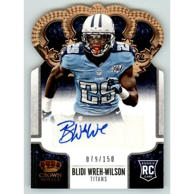 2013 Crown Royale Rookie Signatures Bronze #113 Blidi Wreh-Wilson/150