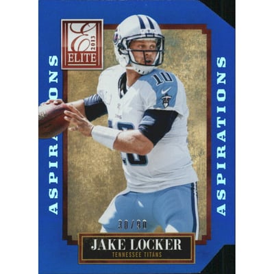 2013 Elite Aspirations #95 Jake Locker/90
