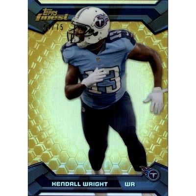 2013 Finest Gold Refractors #85 Kendall Wright