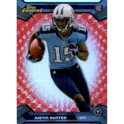 2013 Finest Red Refractors #116 Justin Hunter