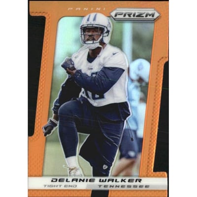 2013 Panini Prizm Prizms Orange Die Cut #50 Delanie Walker