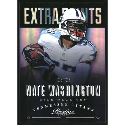 2013 Prestige Extra Points Green #191 Nate Washington