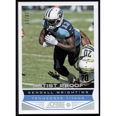 2013 Score Artist's Proof #209 Kendall Wright