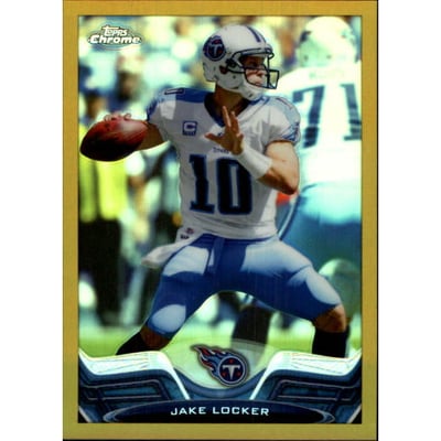 2013 Topps Chrome Gold Refractors #56 Jake Locker