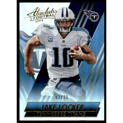 2014 Absolute Spectrum Gold #63 Jake Locker