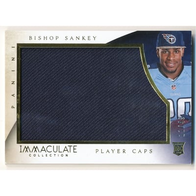 2014 Immaculate Collection Rookie Player Caps #RPCBS Bishop Sankey/49