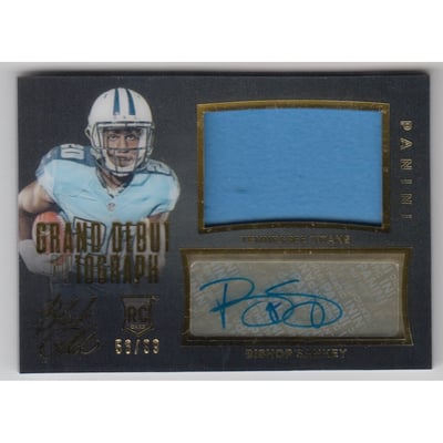 2014 Panini Black Gold Grand Debut Autograph Jerseys #10 Bishop Sankey/99
