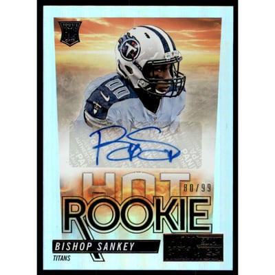 2014 Panini Hot Rookies Hot Rookies Autographs #HRBS Bishop Sankey/99