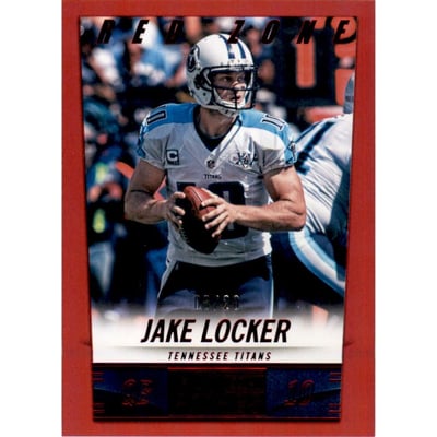 2014 Panini Hot Rookies Red Zone #216 Jake Locker
