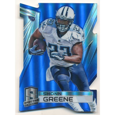 2014 Panini Spectra Prizms Blue Die Cut #145 Shonn Greene