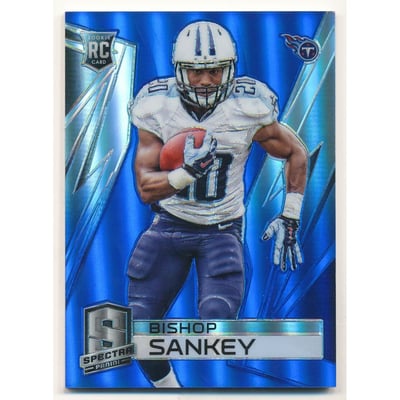 2014 Panini Spectra Prizms Blue #195 Bishop Sankey