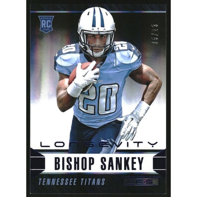 2014 Rookies and Stars Longevity Sapphire #109 Bishop Sankey