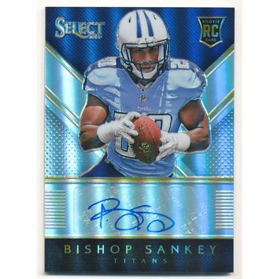 2014 Select Rookie Autographs Prizm #RABS Bishop Sankey/75