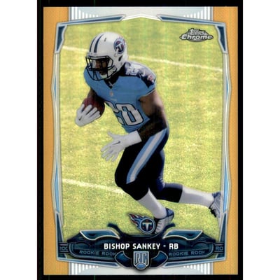 2014 Topps Chrome Gold Refractors #163 Bishop Sankey