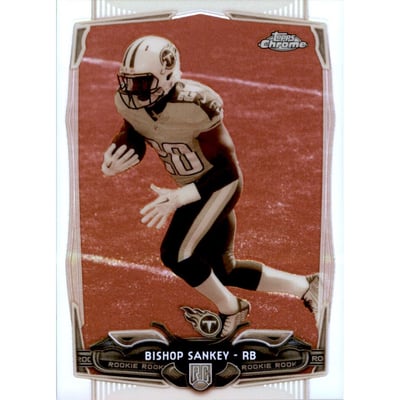 2014 Topps Chrome Sepia Refractors #163 Bishop Sankey