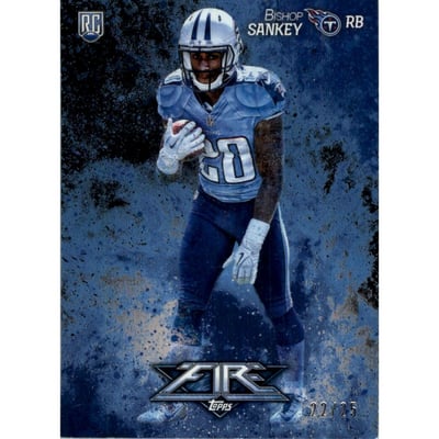 2014 Topps Fire Onyx #142 Bishop Sankey