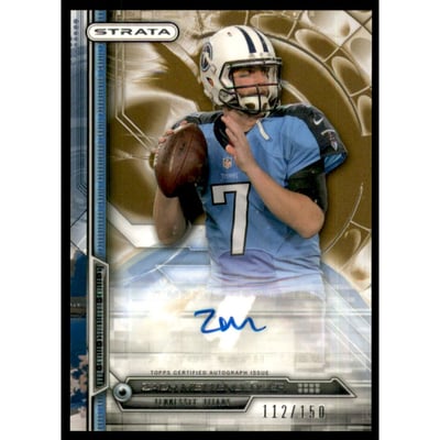 2014 Topps Strata Autographs Bronze #190 Zach Mettenberger