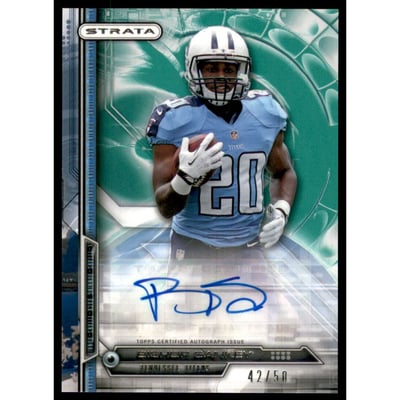 2014 Topps Strata Autographs Emerald #145 Bishop Sankey