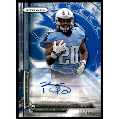 2014 Topps Strata Autographs Sapphire #145 Bishop Sankey