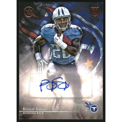 2014 Topps Valor Autographs #VABS Bishop Sankey