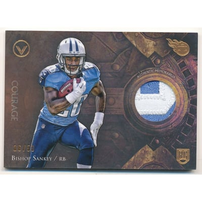 2014 Topps Valor Patches Courage #VPBS Bishop Sankey