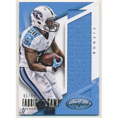 2015 Certified Fabric of the Game #FOTGBS Bishop Sankey/99