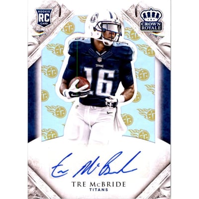 2015 Crown Royale Retail Team Logo #179 Tre McBride AU/15