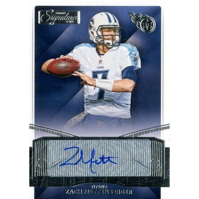 2015 Donruss Signature Series #128 Zach Mettenberger