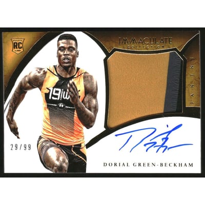 2015 Immaculate Collection Collegiate Multisport Rookie Premium Patches Autographs #340 Dorial Green-Beckham