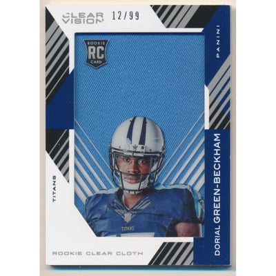 2015 Panini Clear Vision Rookie Clear Cloth Jerseys #RCCDGB Dorial Green-Beckham