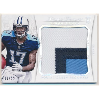 2015 Panini National Treasures Tremendous Treasures Materials Horizontal #TTRDG Dorial Green-Beckham
