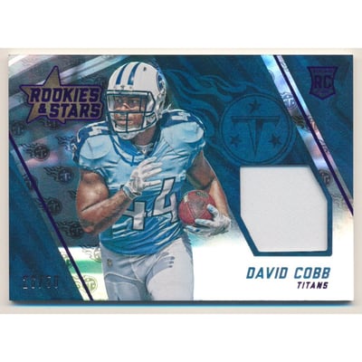 2015 Rookies and Stars Longevity Rookie Jerseys Team Logo Prime #5 David Cobb