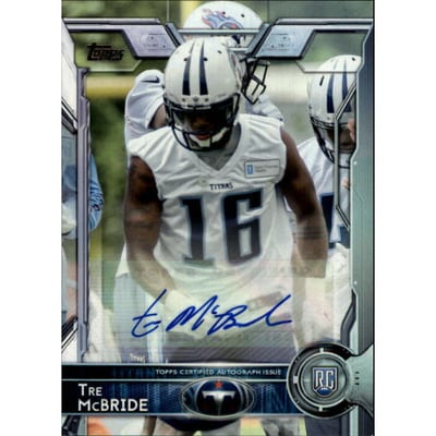 2015 Topps Autographs #428 Tre McBride