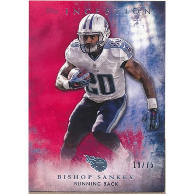 2015 Topps Inception Red #18 Bishop Sankey