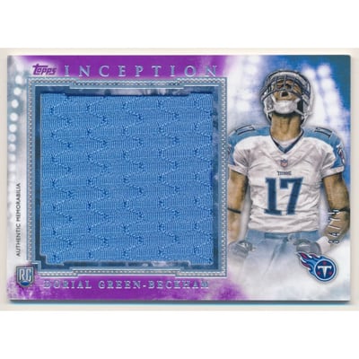 2015 Topps Inception Rookie Relics Jumbo Patch Purple #RJRDG Dorial Green-Beckham