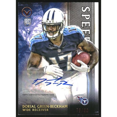 2015 Topps Valor Autographs Speed #109 Dorial Green-Beckham