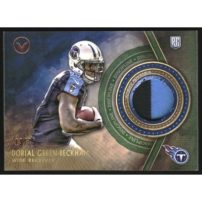 2015 Topps Valor Patches Discipline #VPDG Dorial Green-Beckham