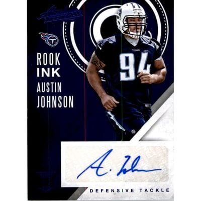 2016 Absolute Rook Ink Blue #7 Austin Johnson